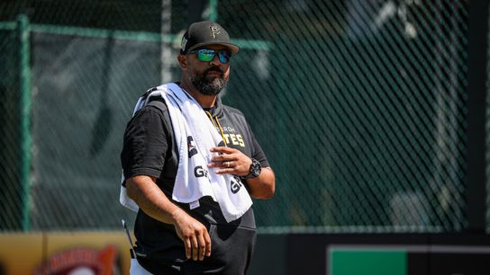 'Let's be the aggressors:' Pirates' bulletin board material is to throw more strikes taken in Bradenton, Fla. (Pirates)